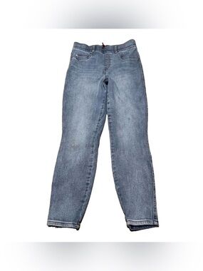 Spanx Denim High Rise Skinny Capri / Cropped Blue Jegging Jeans Women’s Size MP